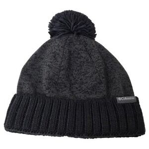 Columbia Winter Unisex Black Sweater Weather Pom Beanie One Size NEW
